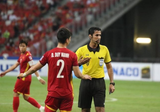 Trận đấu giữa Việt Nam - Thái Lan đã xuất hiện những quyết định gây tranh cãi của trọng tài