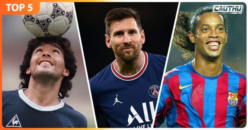 Thể thao - 5 cầu thủ khéo léo nhất lịch sử bóng đá: Messi vẫn kém 3 người